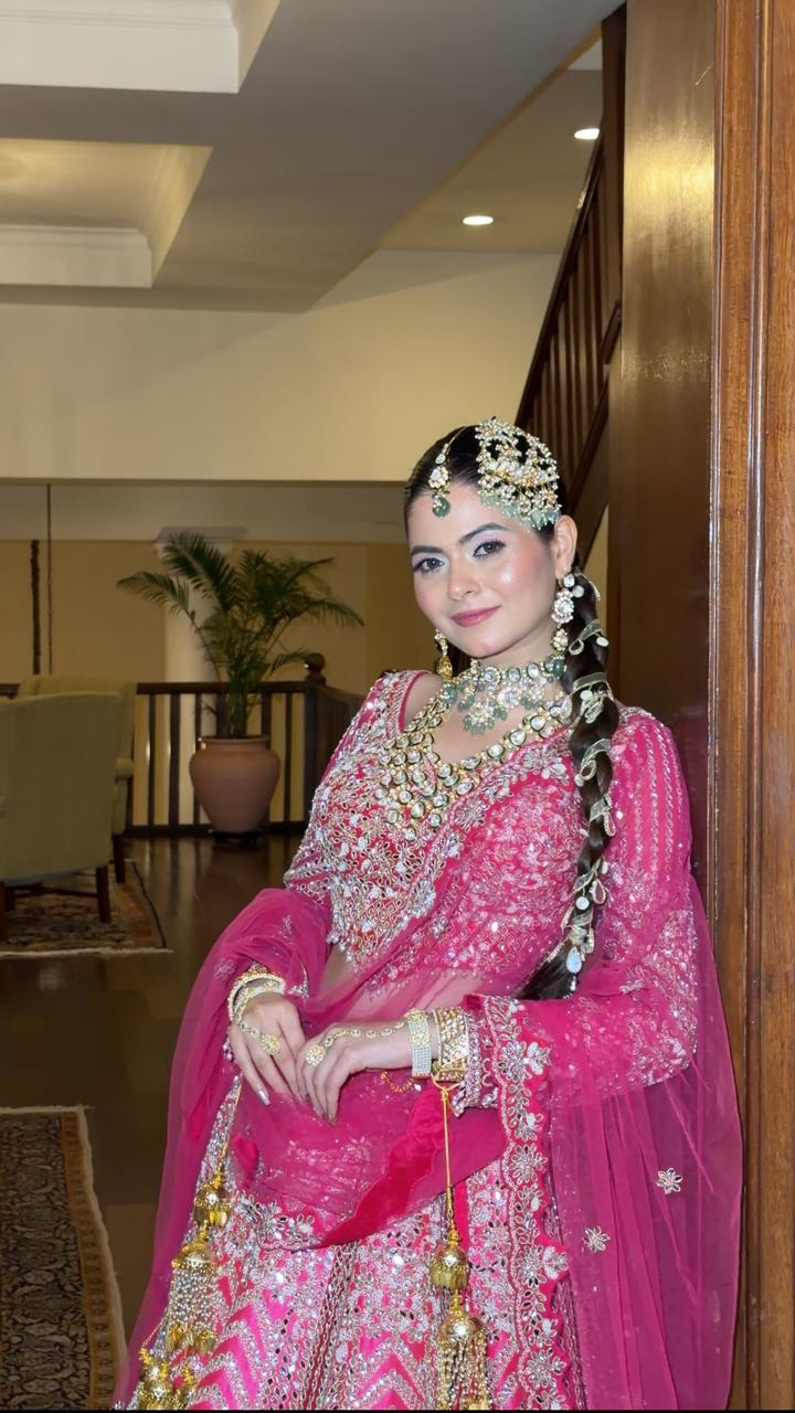 Bridal makeup look